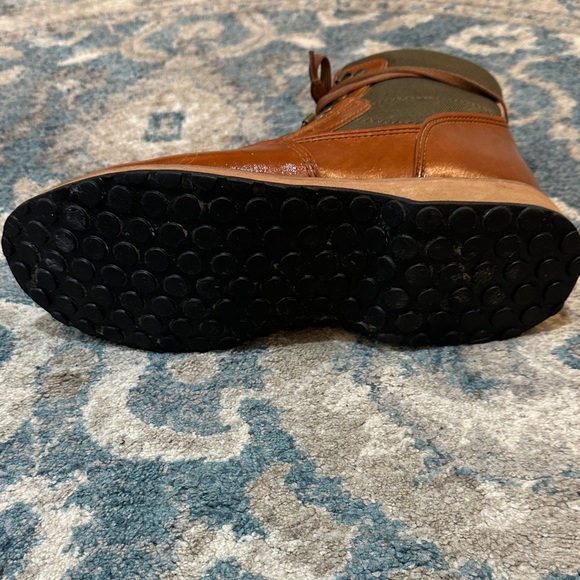 L.L. Bean Tan Leather Outdoor Hiking Boots - Picture 5 of 12